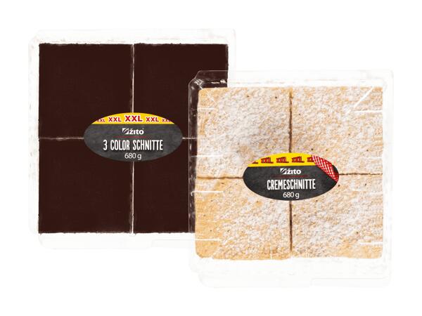 Cremeschnitte oder 3 Color Schnitte