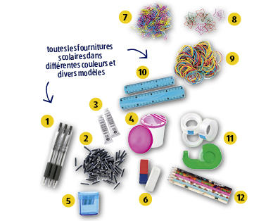 Fournitures scolaires