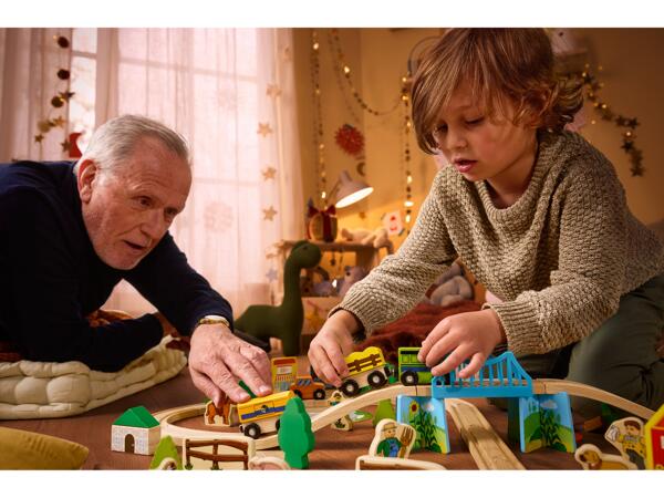 Wooden Train Set