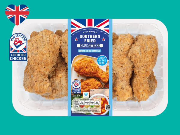 Birchwood Southern Fried British Chicken Drumsticks
