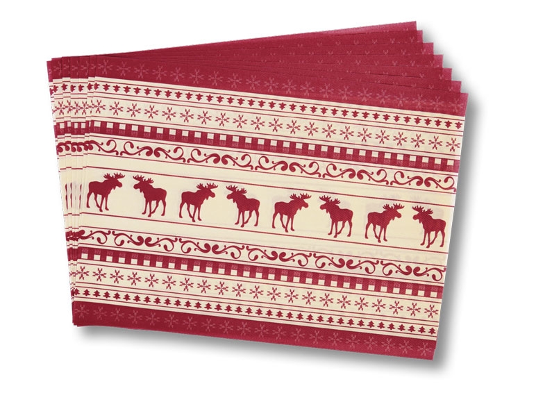 Serviettes de table en papier, lot de 12