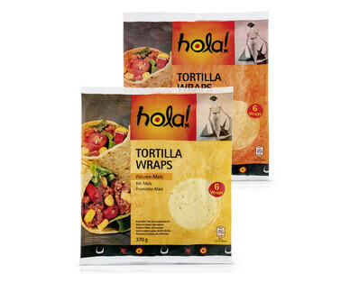 HOLA! 
 TORTILLA WRAPS