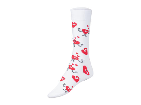 Livergy Men's Valentine's Socks Gift Set - 3 pairs