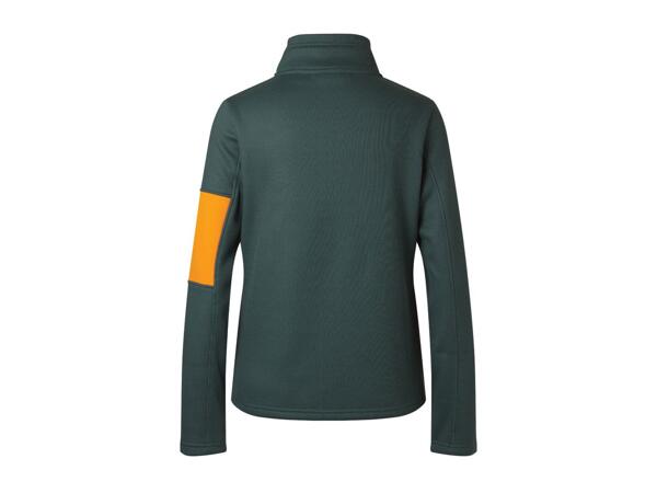 CRIVIT Ladies' Green Knitted Fleece Jacket