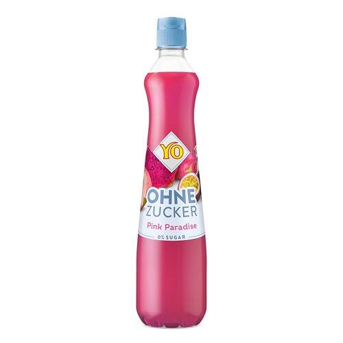 YO Sirup 0% Zucker, Pink Paradise