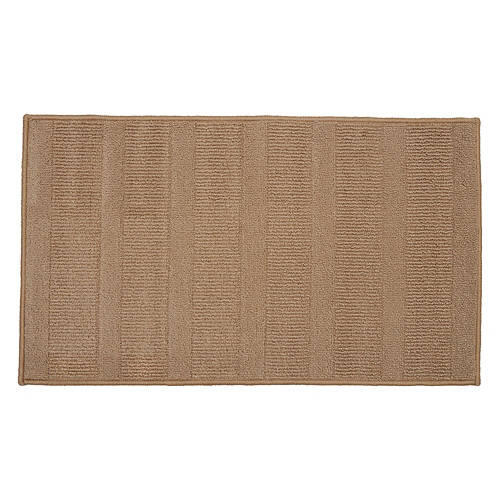 20" x 34" Rectangle Shaped Kitchen Accent Rug - Tan Vertigo