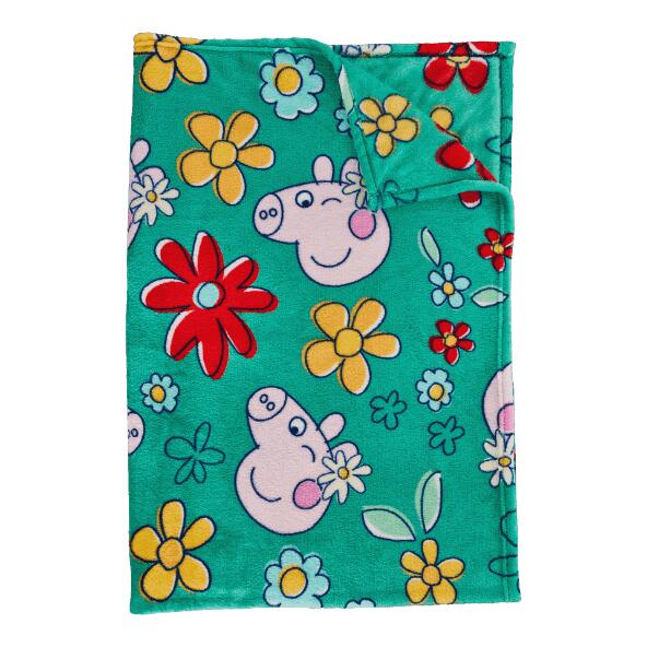DISNEY(R)/NICKELODEON(R)/PEPPA PIG(R) 				2-in-1-Plaid/Kissen