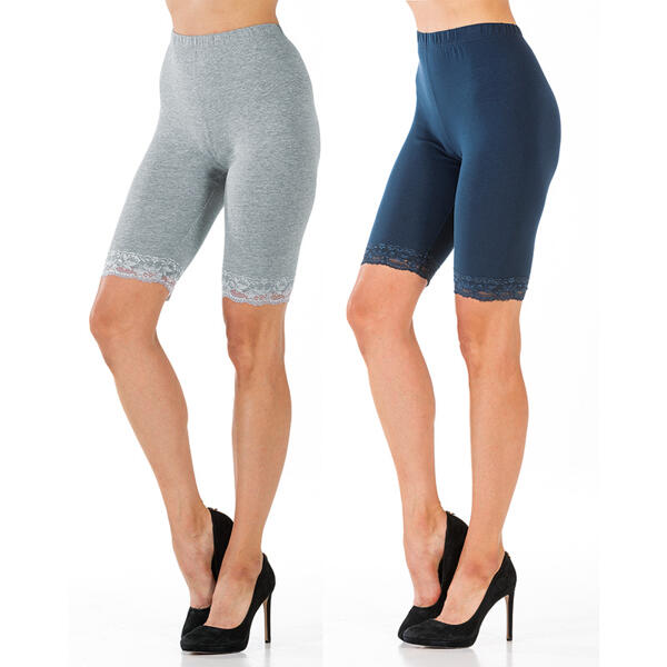 Radlerhose mit Spitze 2er-Set