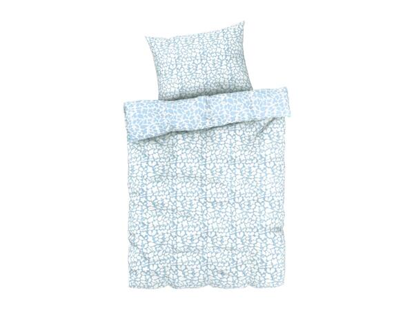 Livarno Home Microfibre Sateen Bedlinen - Single - Blue