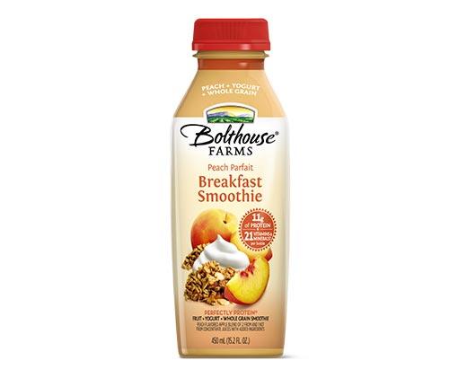 Bolthouse Farms 
 Mixed Berry or Peach Parfait Smoothie