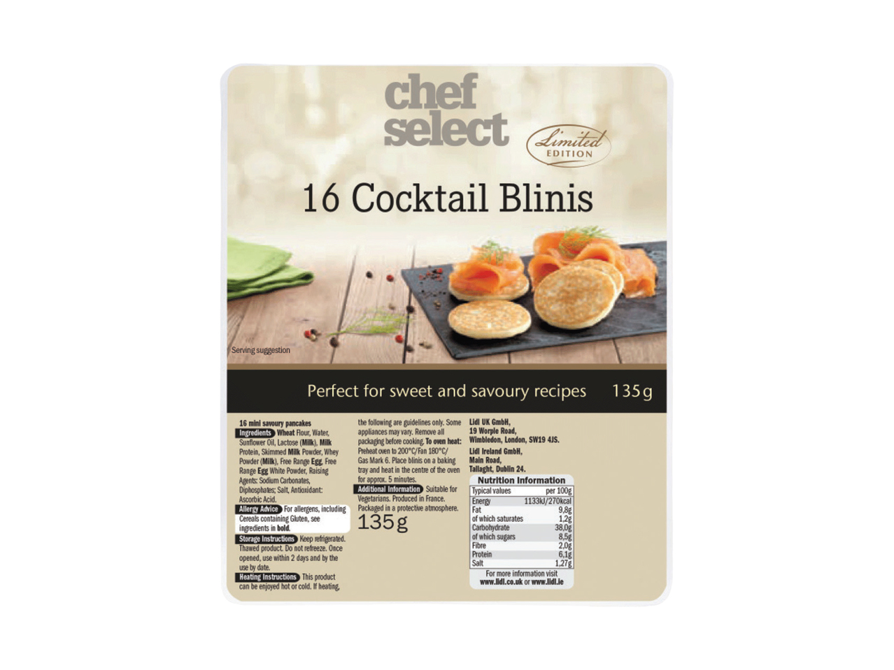 Mini Cocktail Blinis