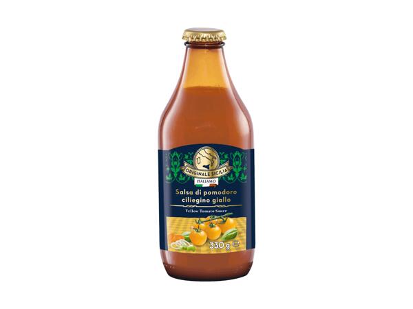 Sauce aux tomates cerises jaunes