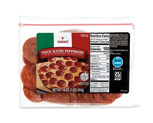 Simms 
 Thick Cut Pepperoni