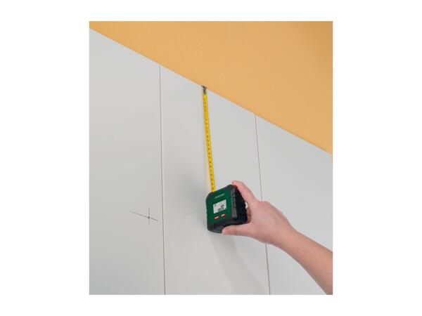 Parkside 4V Cordless 50m Laser Distance Measurer with Tape Measure
