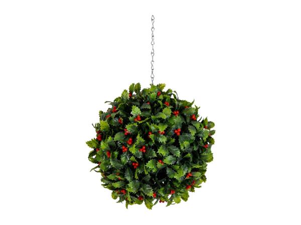 Candlelight Artificial Holly Ball