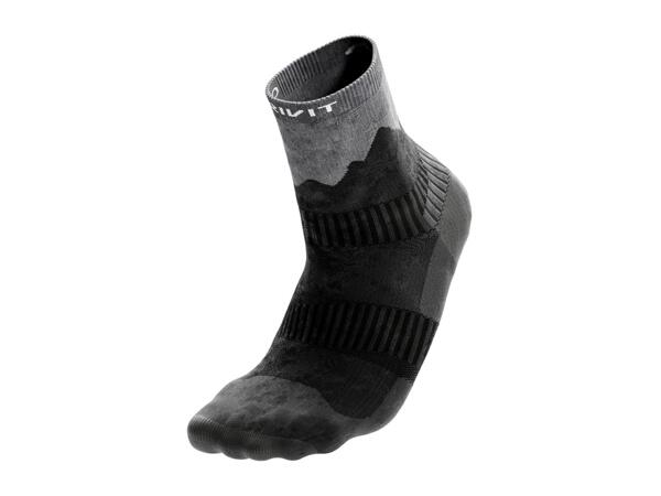 CRIVIT Adults' Grey & Black Outdoor Socks - 2 Pairs