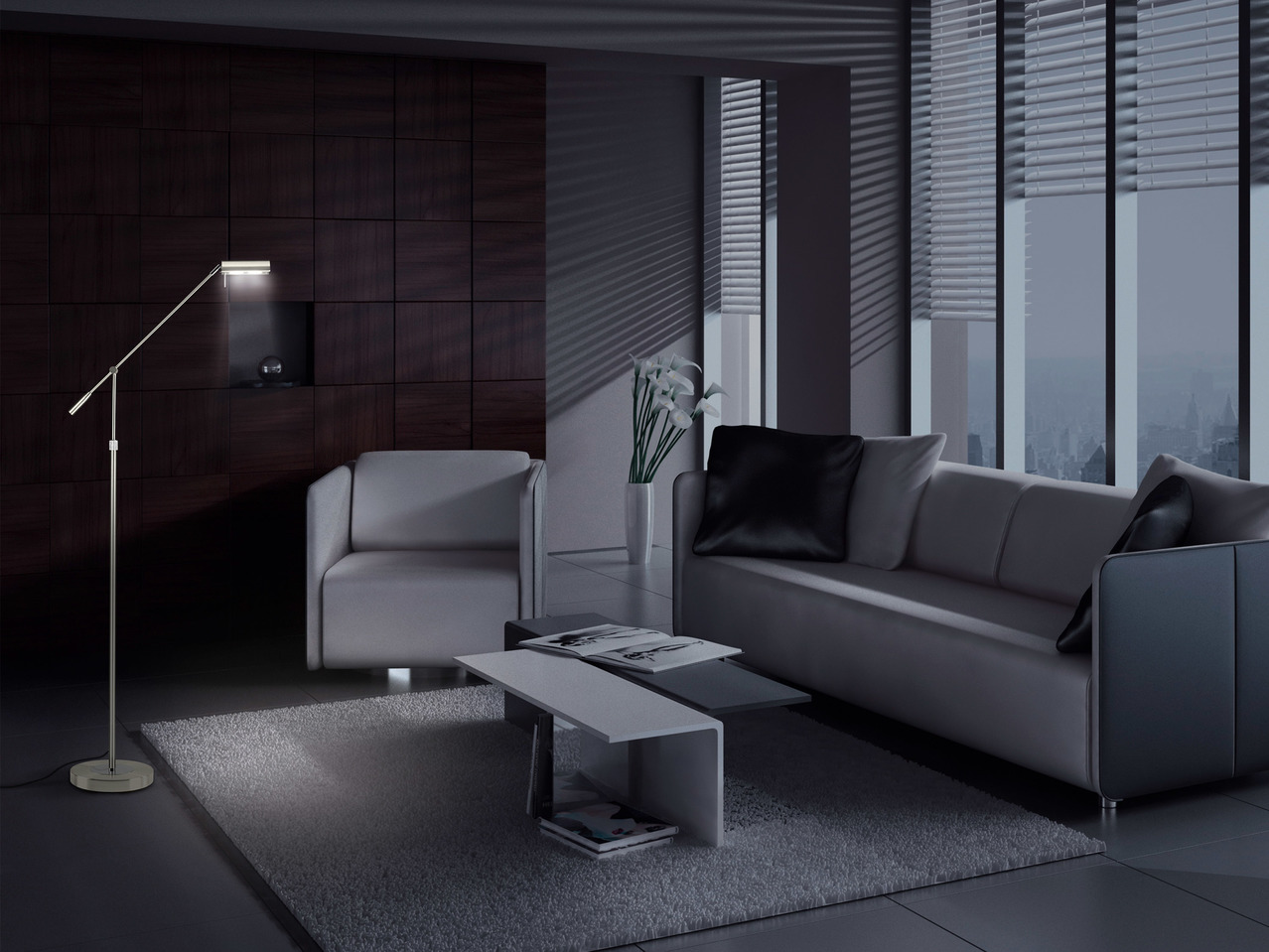 Livarno Lux LED Floor Lamp1
