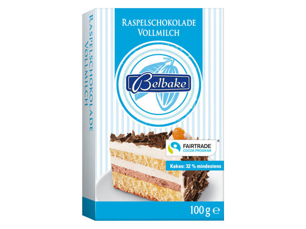 BELBAKE Raspelschokolade