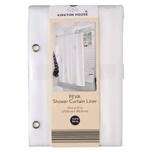 70" x 72" PEVA Shower Curtain Liner - Frosted