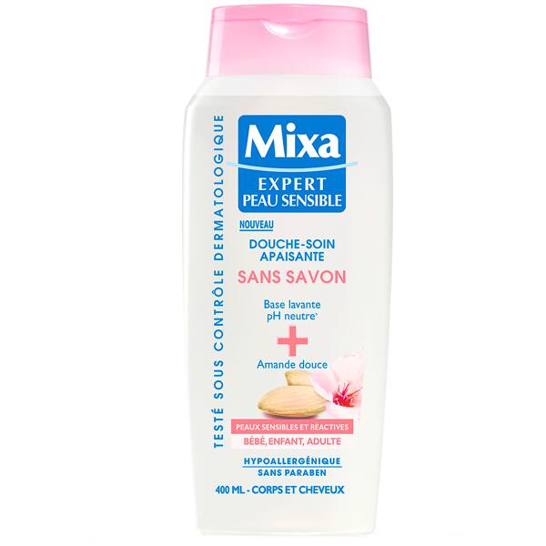 Gel douche sans savon 2 en 1 Mixa