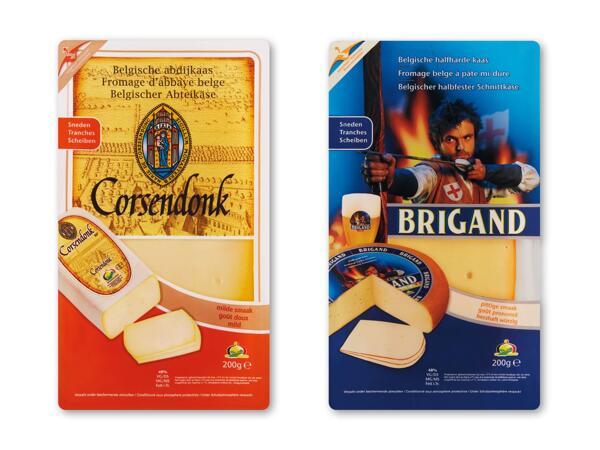 CORSENDONK/​BRIGAND Belgisk ost i skiver