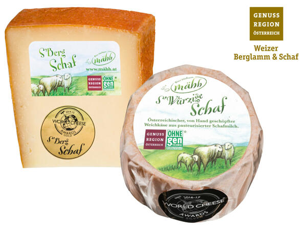 Würziger Schafkäse oder Bergschafkäse