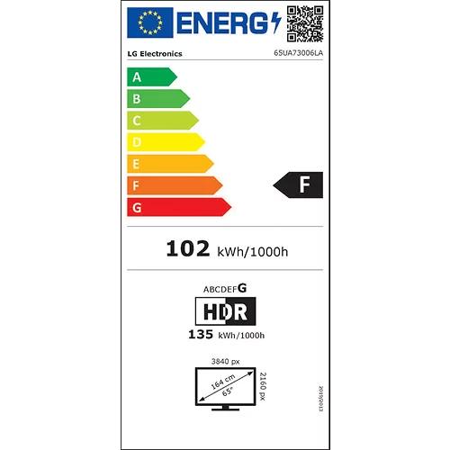 LG 65" (164 cm) 4K UHD Smart TV UA73006LA