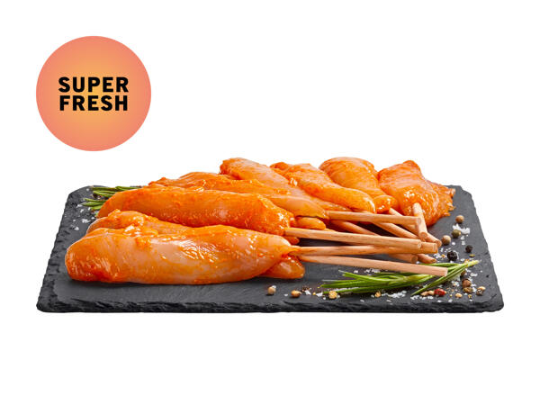 Brochettes de mini filets de poulet