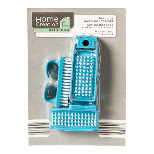 HOME CREATION BATHROOM(R) 				Nagelbürstenset, 4-teilig