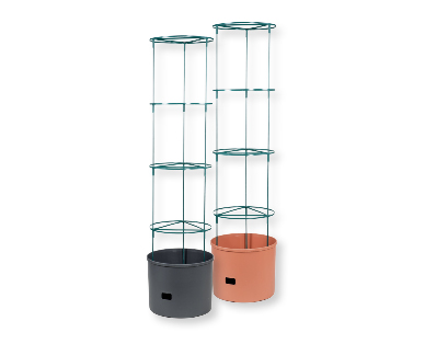 Vaso per piante jumbo con supporto verticale GARDENLINE(R)