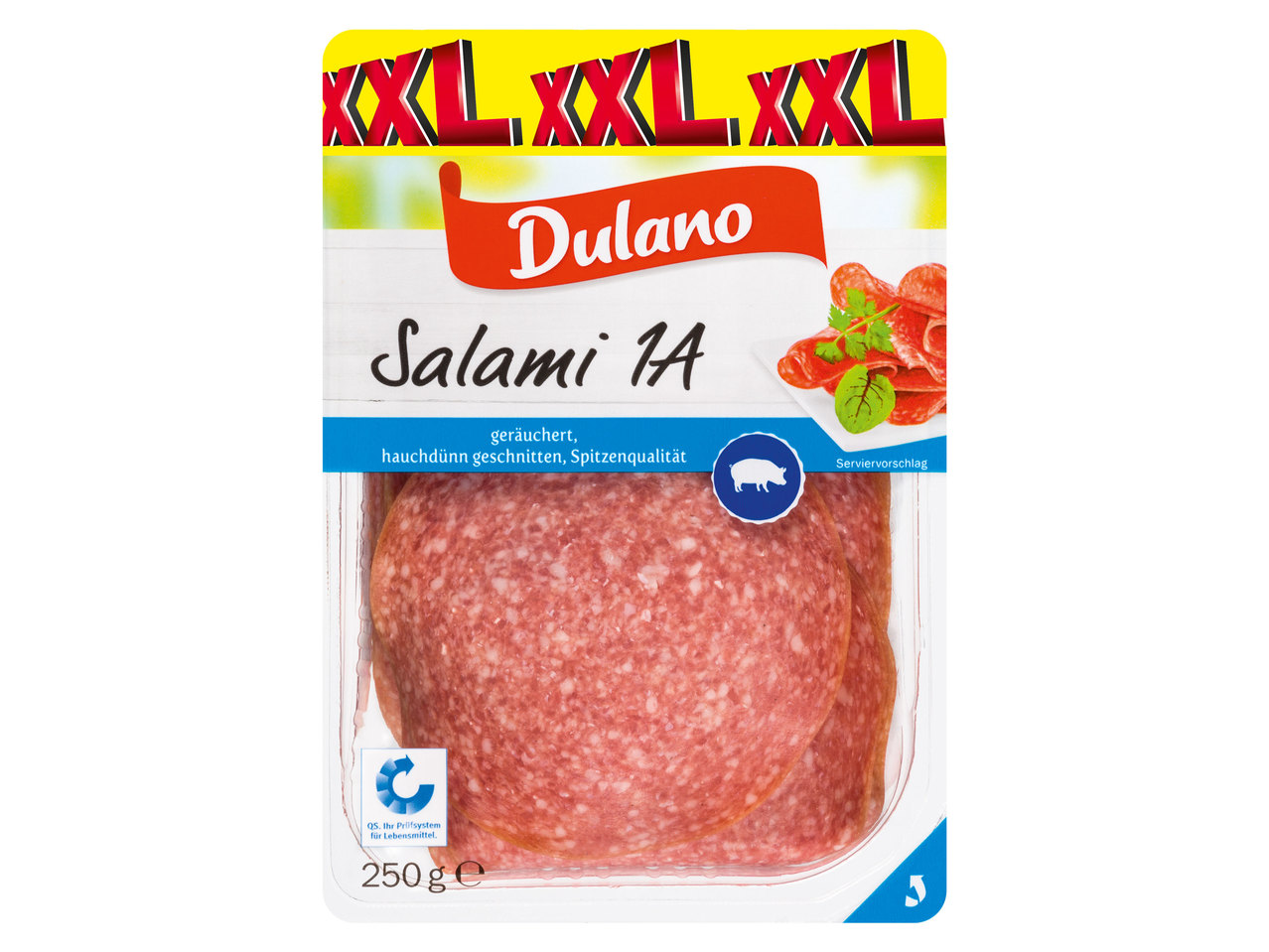 DULANO Salami 200 g + 50 g gratis