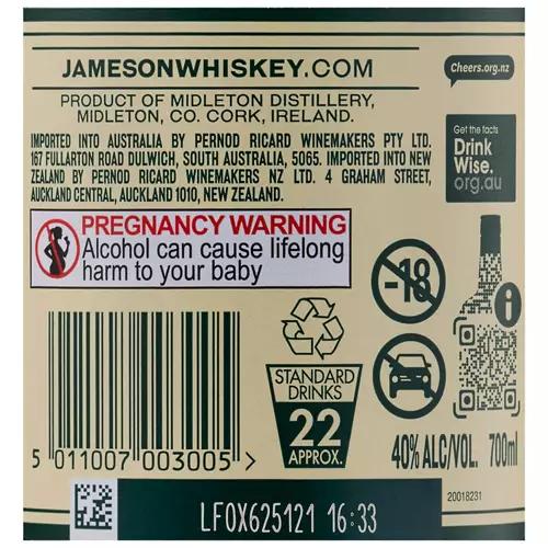 Irish Whiskey 700ml