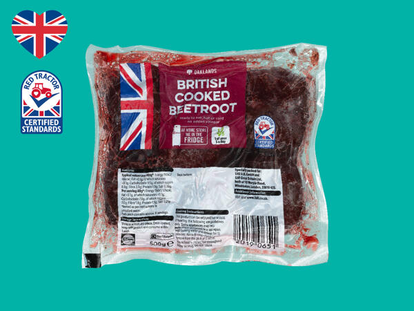 Oaklands British Cooked Beetroot