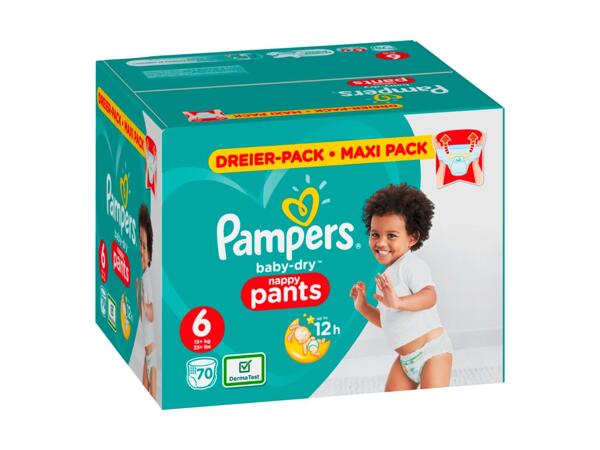Couches Pampers baby-dry pants taille 6
