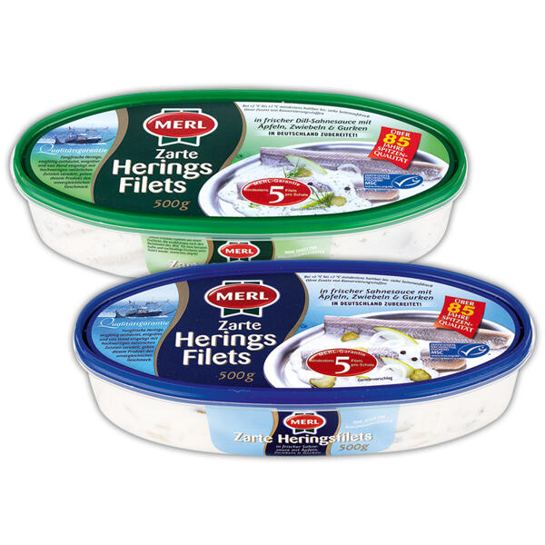 Zarte Heringsfilets