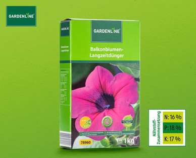 GARDENLINE Balkonblumen-Langzeitdünger