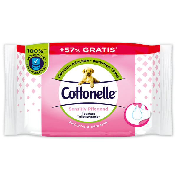 Feuchtes Toilettenpapier