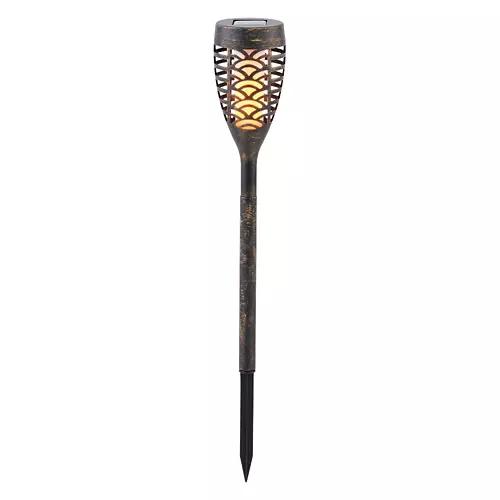 5 Pack Solar Flame Stake, Bronze