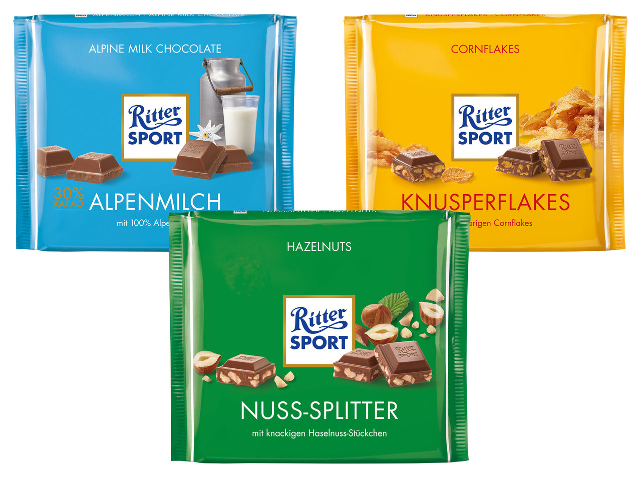 RITTER SPORT Tafelschokolade