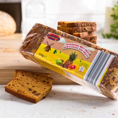 Pfefferkuchen mit Früchten