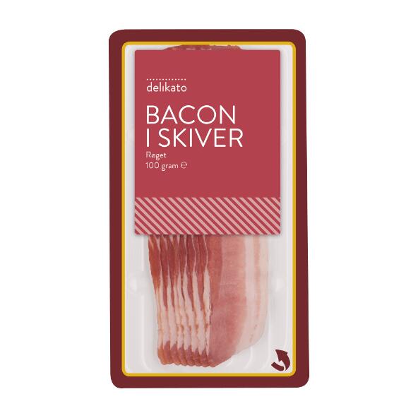 Bacon i skiver