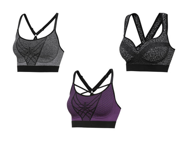Brassière de sport sans coutures pour femme1