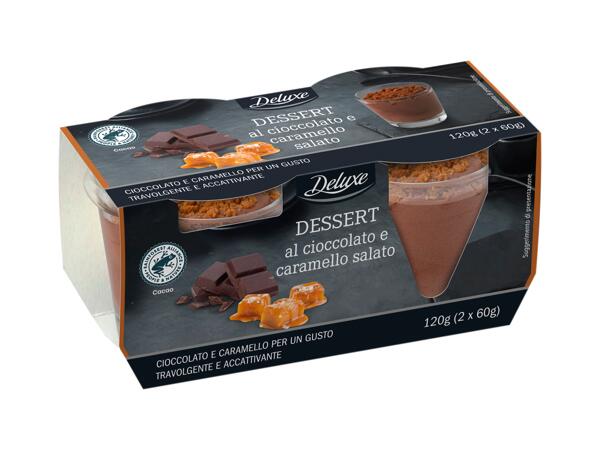 Chocolate Dessert with Salted Caramel