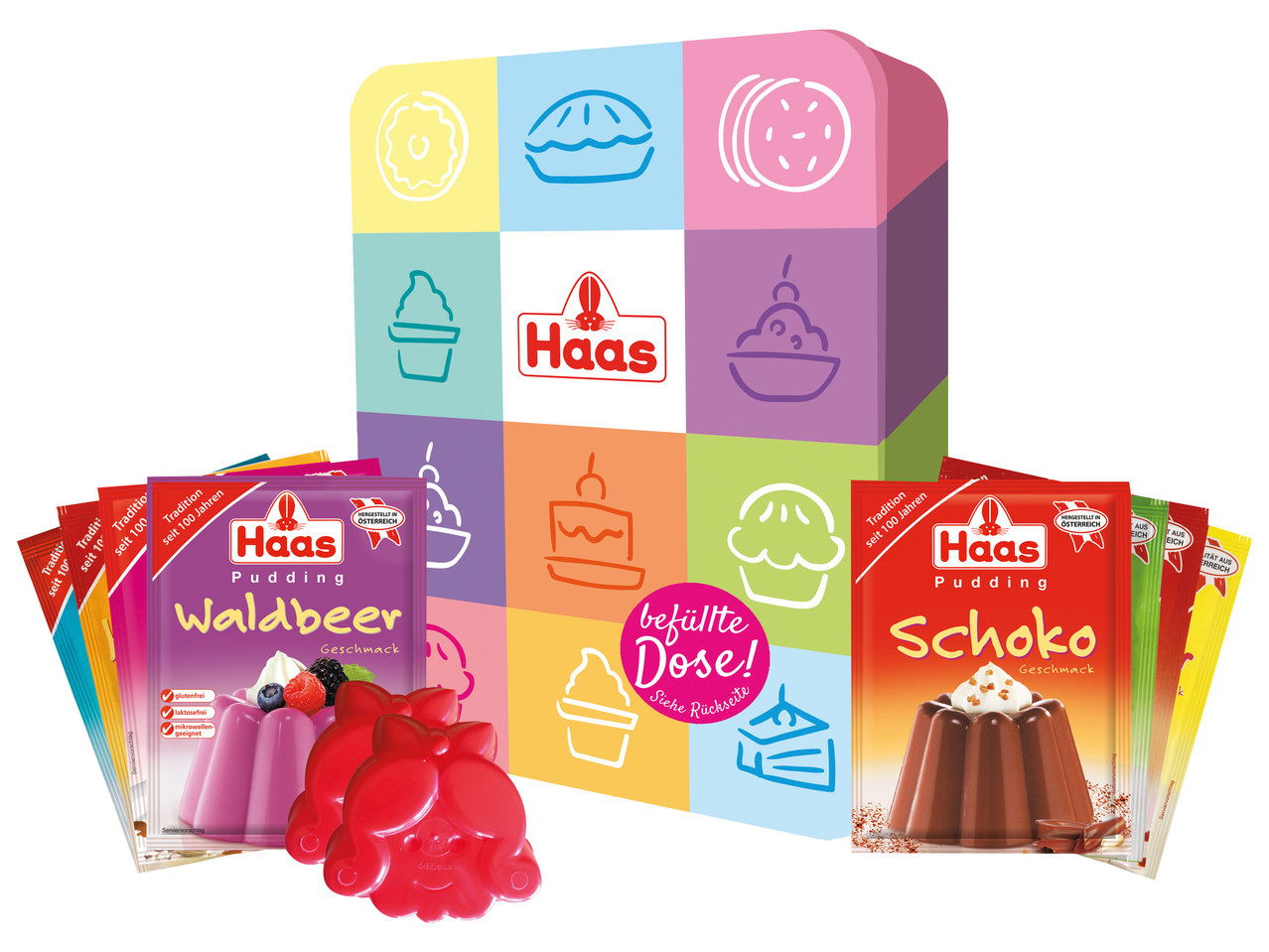 HAAS Pudding Probierdose