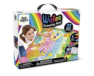 Bee Happy Water Drawing Mat