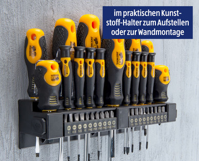 WORKZONE Schraubendreher- und Bit-Set