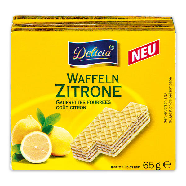 Waffeln gefüllt