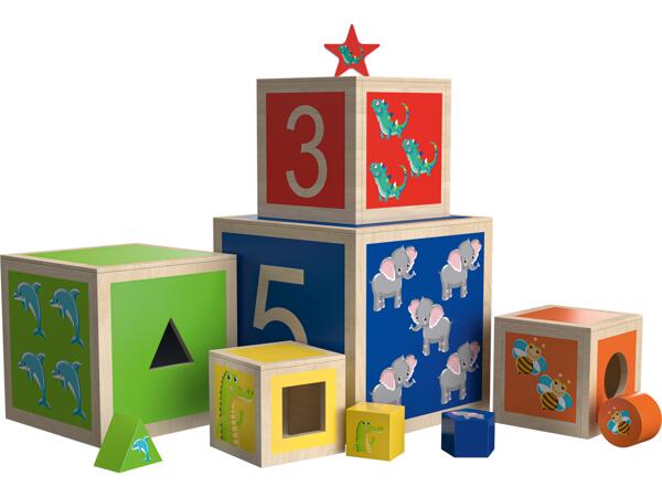 Wooden Puzzle Or Stacking Game