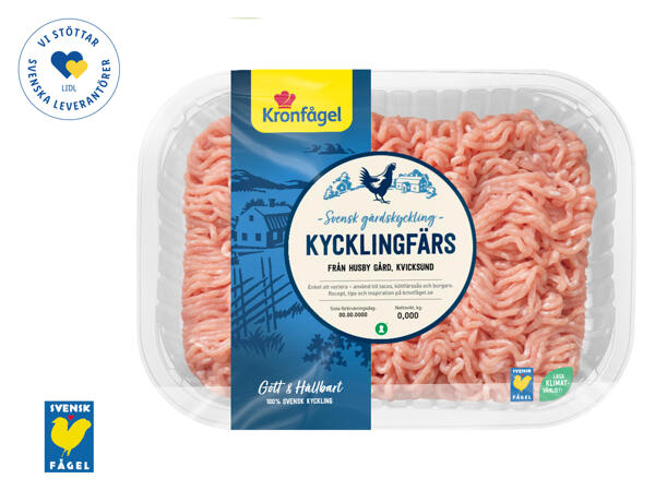 Kronfågel färsk kycklingfärs