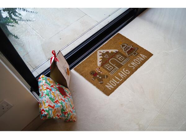 Christmas Coir Doormat